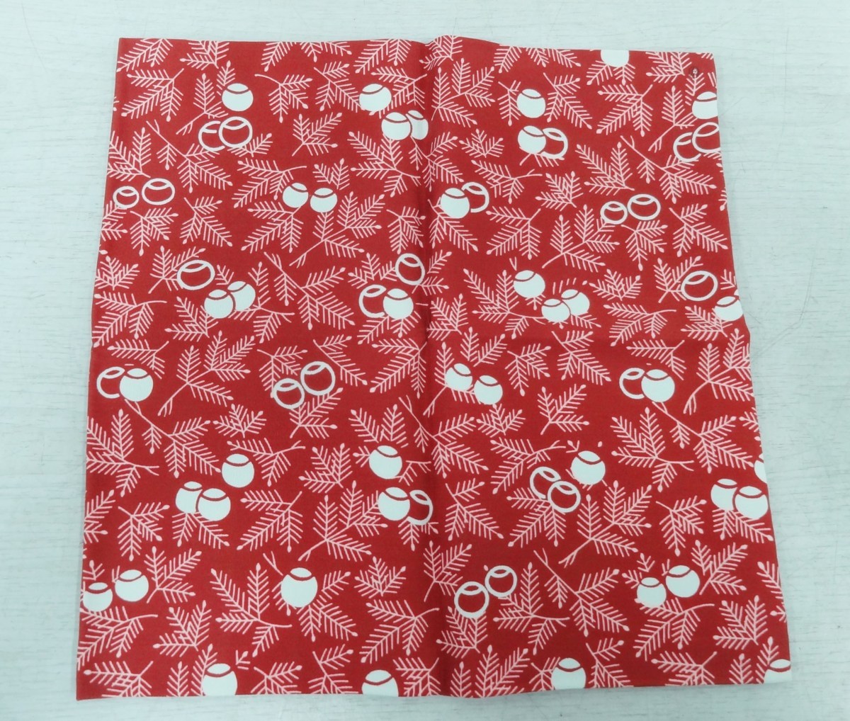 窓 g055◇千家十職 袋師 土田友湖 而妙斎宗匠御好 瑞松染服紗 帛紗 袱紗