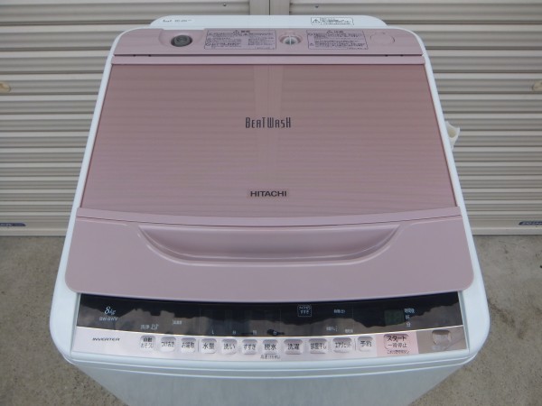 中古☆HITACHI 洗濯機 2019年製 展示品級美品 HITACHI 日立 8.0