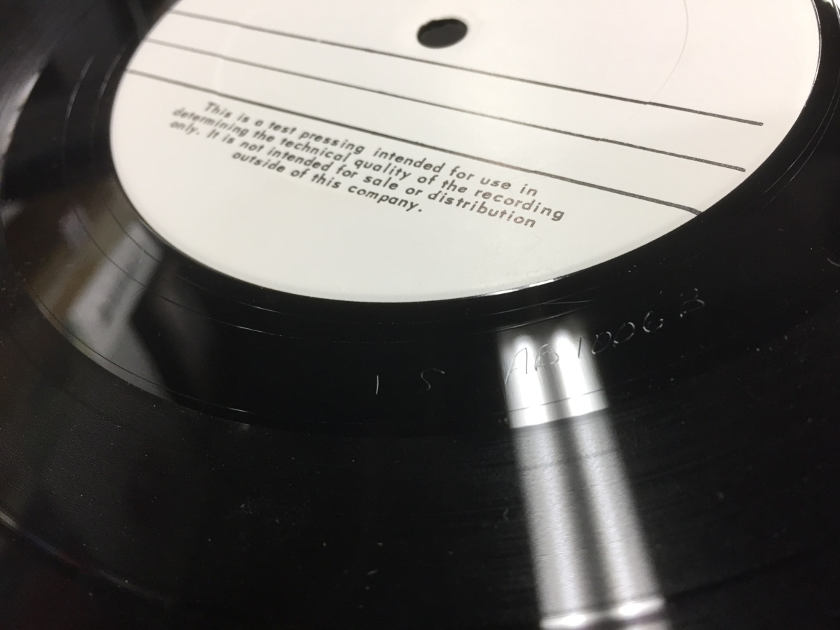 ☆即決☆『STEELY DAN &frasl; AJA』テストプレス！TEST PRESSING