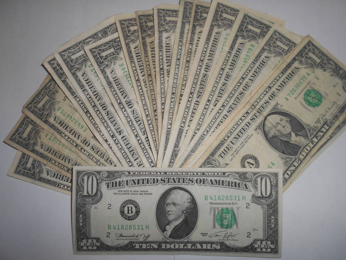 ☆アメリカ紙幣 28ドル相当 ☆ アメリカ合衆国ドル - Wikipedia