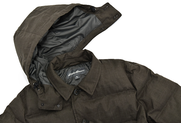 エディバウアー【Eddie Bauer】撥水加工 EB650フィルパワー ミリタリーダウンパーカー/ジャケット 極美品
