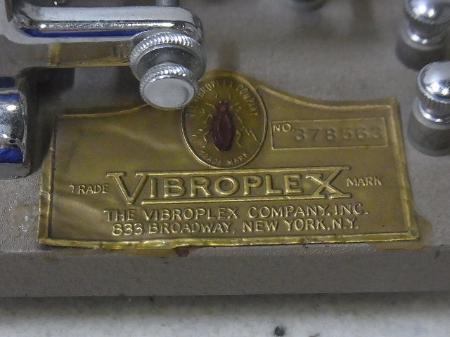 VIBROPLEX Yahoo!オークション 電鍵 バイブロプレックス バグキー