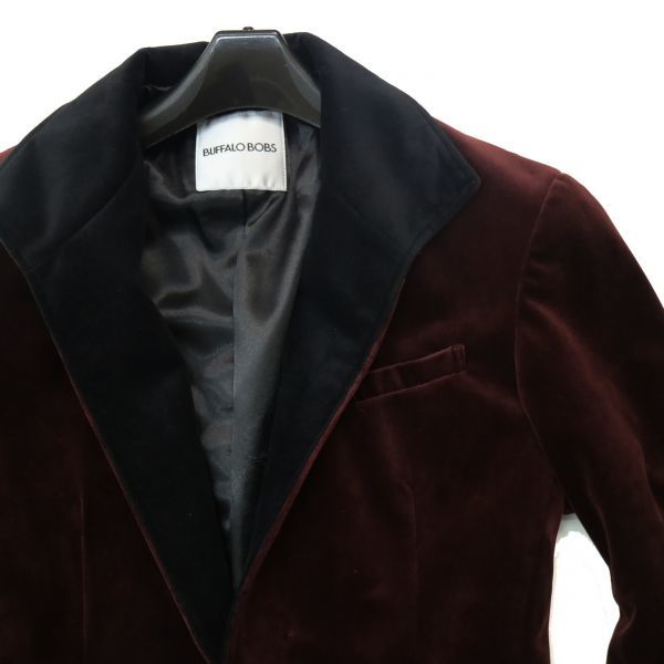 BUFFALO BOBS バッファローボブス ベロア☆ テーラード ジャケット Sz 