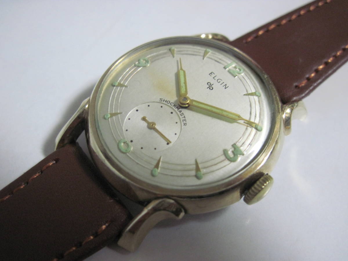 Elgin Shockmaster Gold Vintage ELGIN SHOCKMASTER GOLD 10K and 