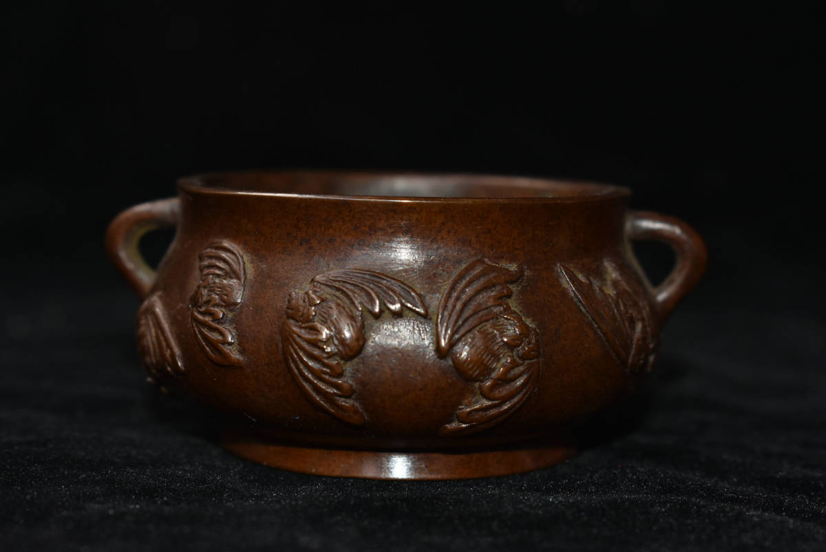 高岡銅器 香炉⁄香器『高岡銅器福籠(梟)⁄ふくふくろう-FUKUFUKUROU-鉄製 