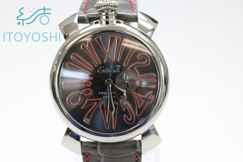 GAGA MIRANO ガガミラノ スリム46mm 5084 クォーツ 腕時計 ガガミラノ