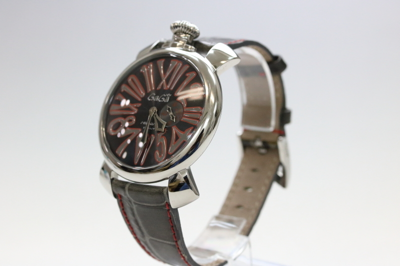 GAGA MIRANO ガガミラノ スリム46mm 5084 クォーツ 腕時計 ガガミラノ