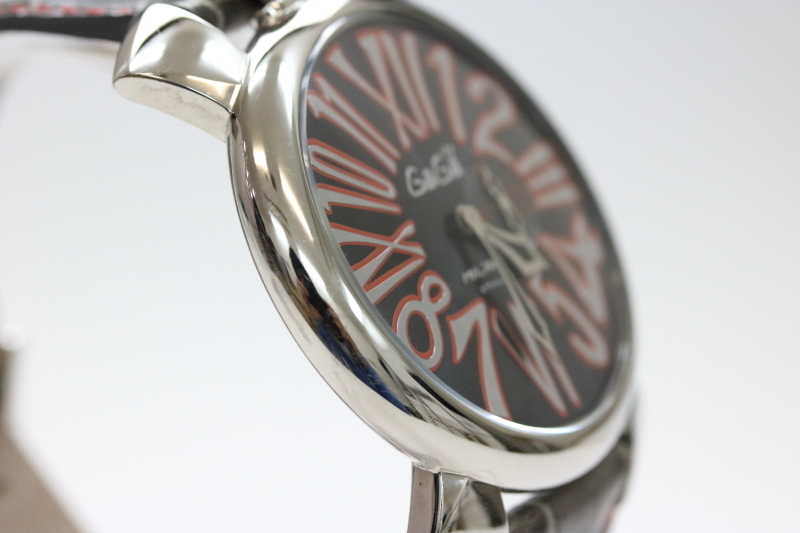 GAGA MIRANO ガガミラノ スリム46mm 5084 クォーツ 腕時計 ガガミラノ