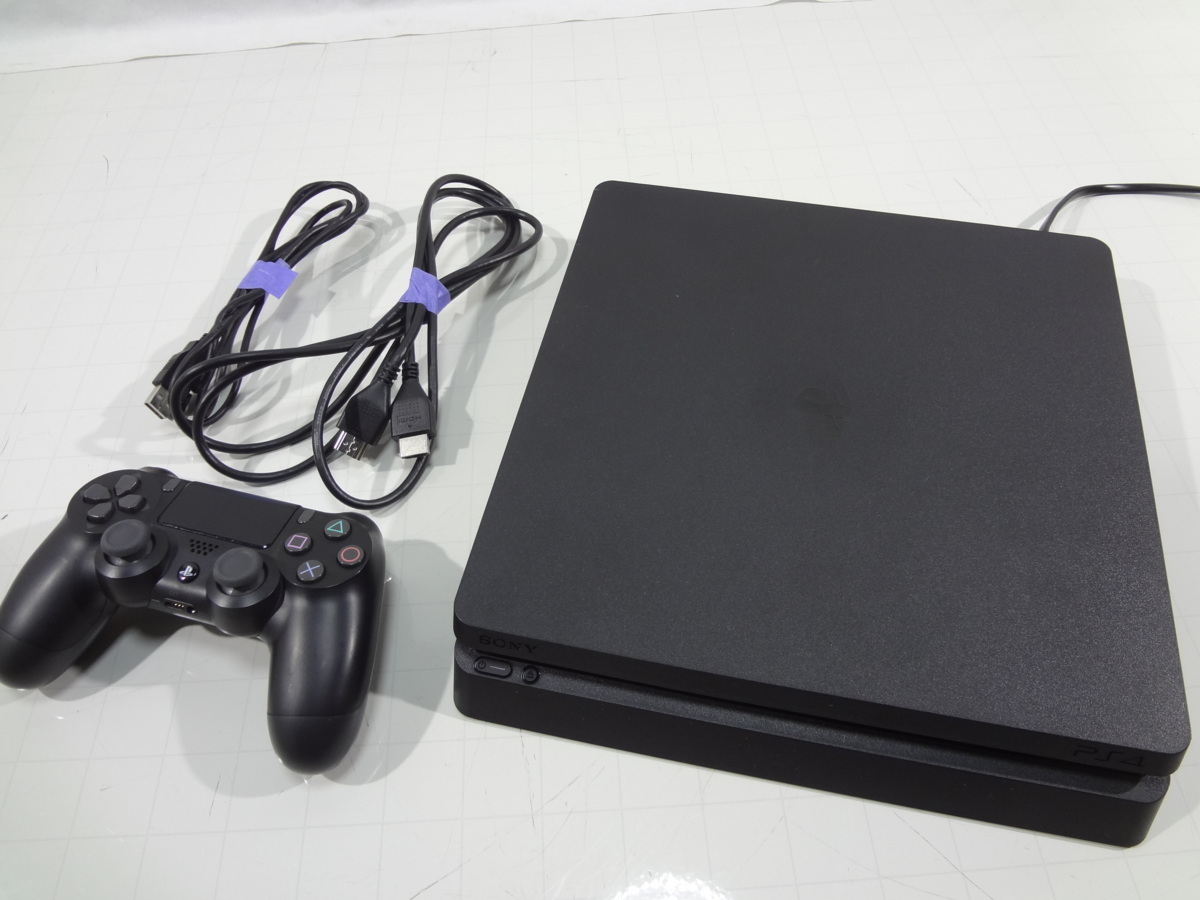 通販店 SONY/ソニー PS4/CUH-2100AB01 500GB/ジェットブラック☆中古
