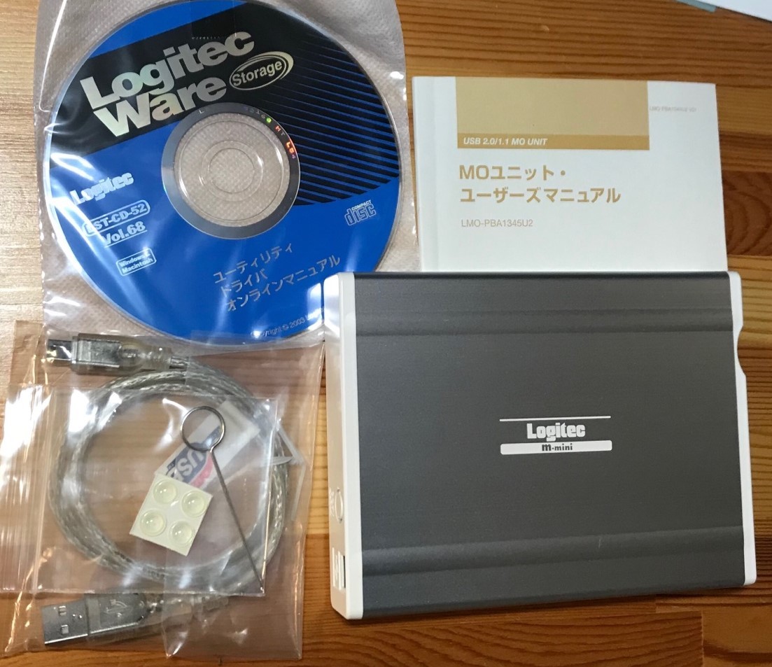Logitec MO USB 2.0 外付型1.3GB LMO-FB1354U2 - | LMO-PBB1345U2 □即決