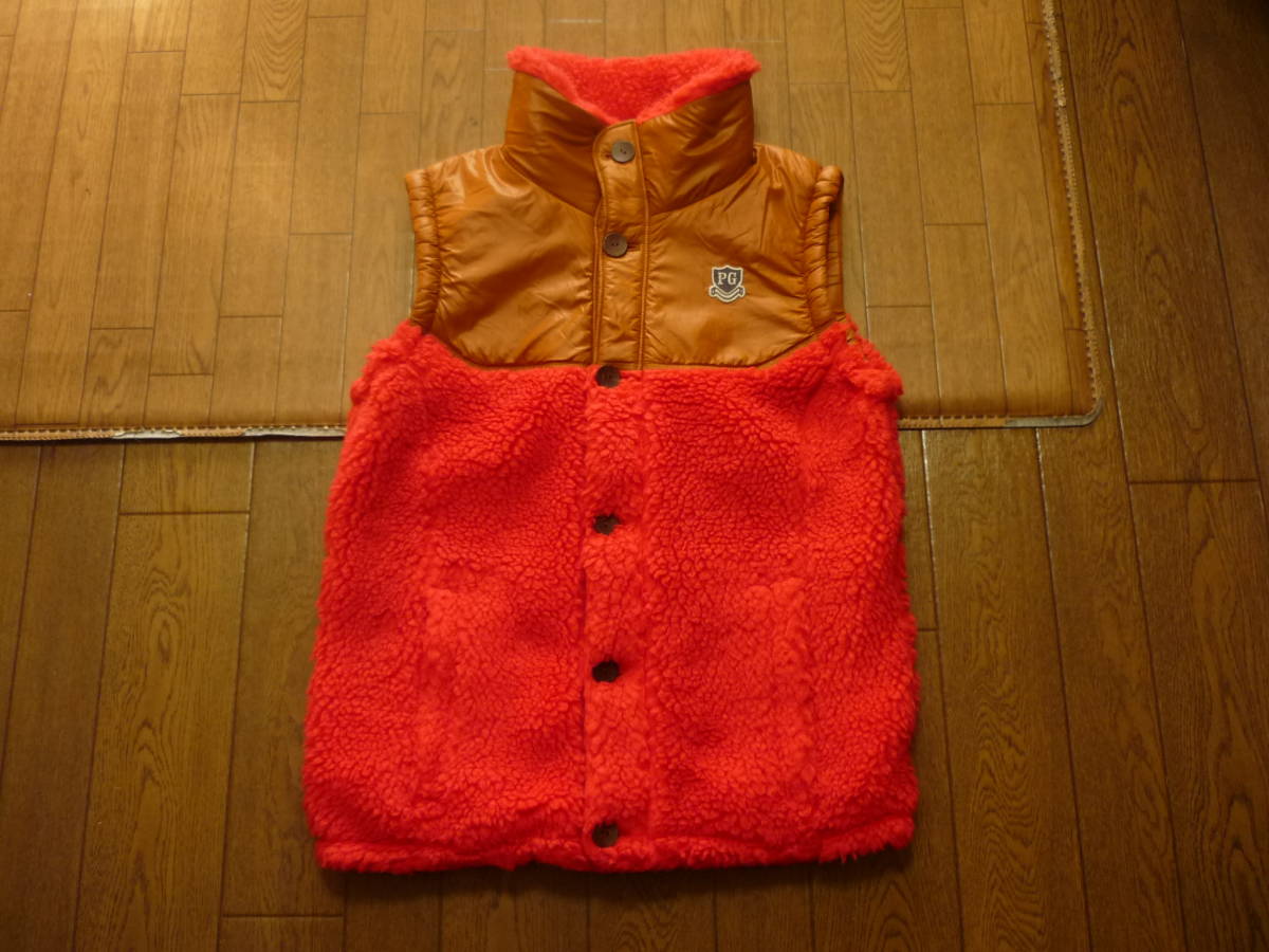 PEARLY PEARLY GATES パーリーゲイツ ボアフリースベスト サイズ4