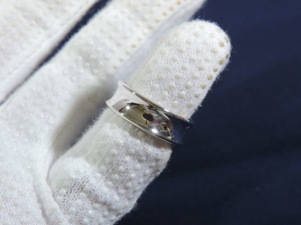 磨き済　TIFFANY/ティファニー　シルバー925　ナロー　ワイド　リング、指輪　約12号　904F