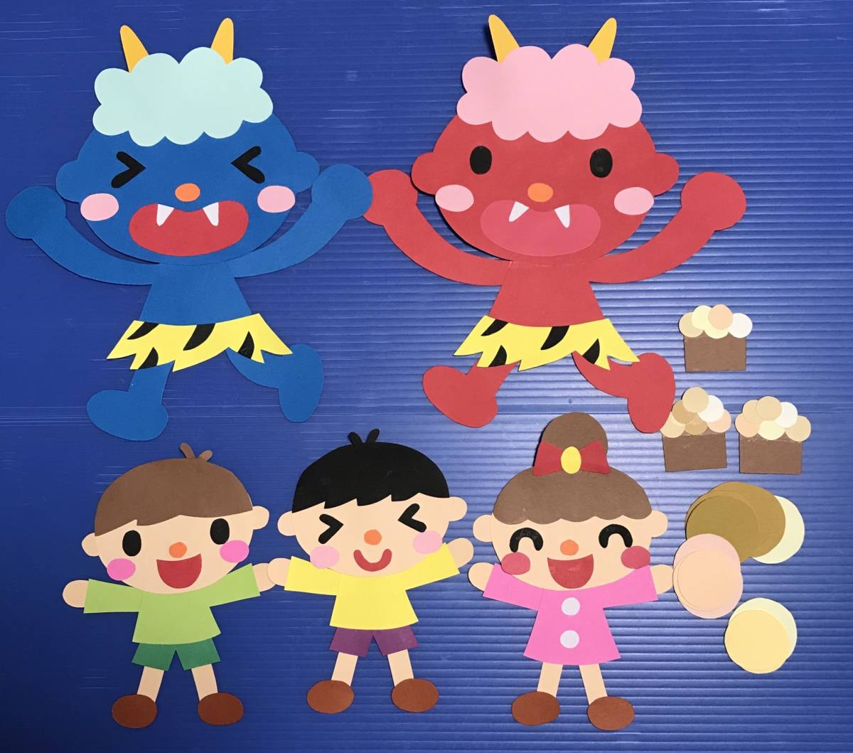 保育 壁面飾り 豆まき 幼稚園 保育園 施設など ペーパークラフト 売買されたオークション情報 Yahooの商品情報をアーカイブ公開 オークファン Aucfan Com