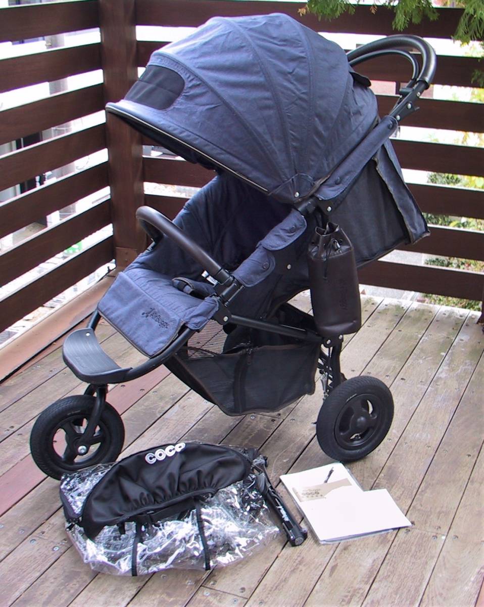 【驚きの破格値，新品】 エアバギーココ ブレーキモデル Air buggy COCO Brake model テクスチャーデニム 本体分解清掃済 洗濯済 3輪バギー/ベビーカー(A型B型兼用ベビーカー)｜売買されたオークション情報、yahooの商品情報 A型B型兼用ベビーカー