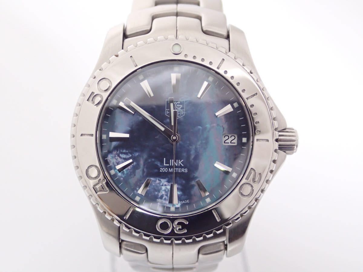 リンク クォーツ WJ1119 タグホイヤー TAG HEUER ブルーシェル メンズ 