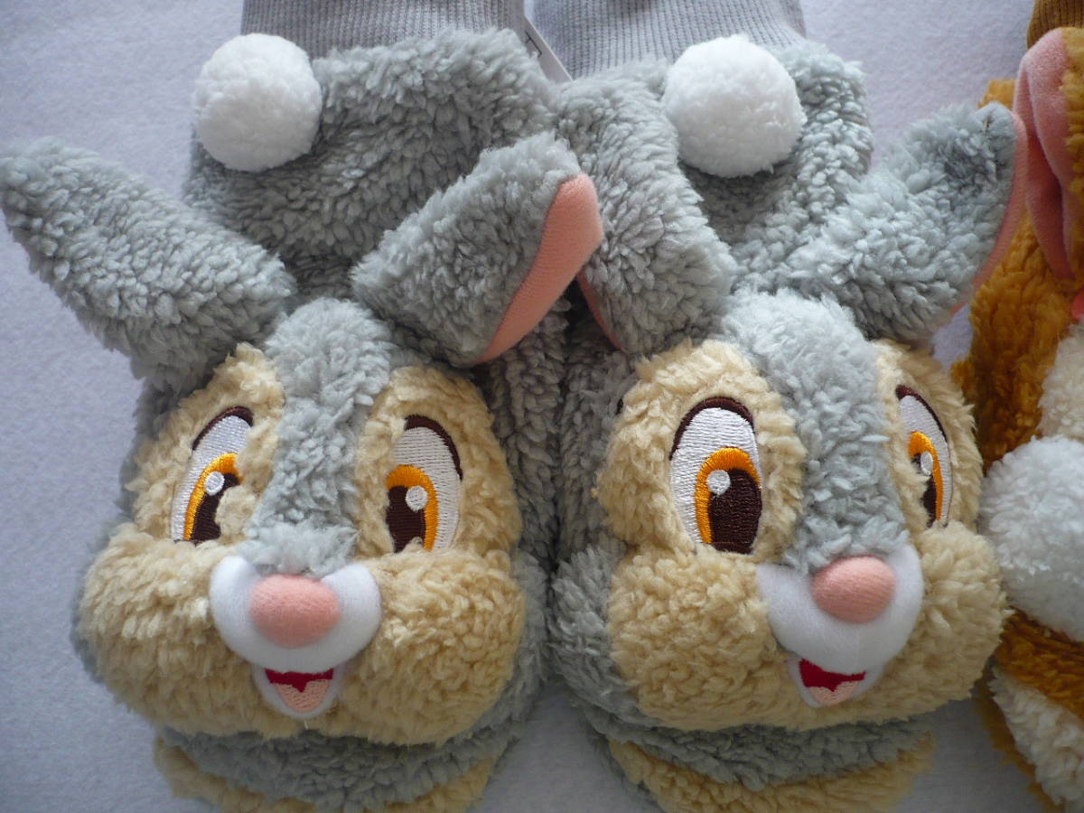 バンビ　とんすけ　ミスバニー　サンパー　あったか　グッズ　うさぎ　大人用　手袋　ディズニーランド　TDR　TDL　TDS　未使用