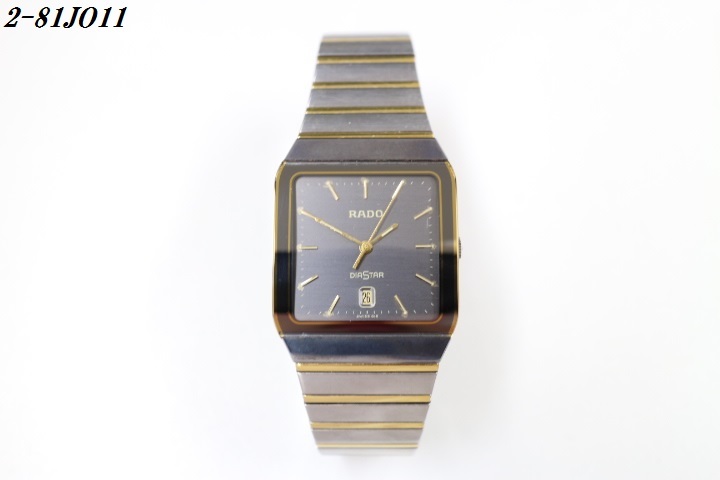 得価，定番人気 60サイズ 2-81JO11 RADO DIASTAR ラドー ダイヤスター 129.0266.3 クォーツ メンズ腕時計 不動品(ラドー)｜売買されたオークション情報、yahooの商品情報をアーカイブ公開 - オークファン ラドー