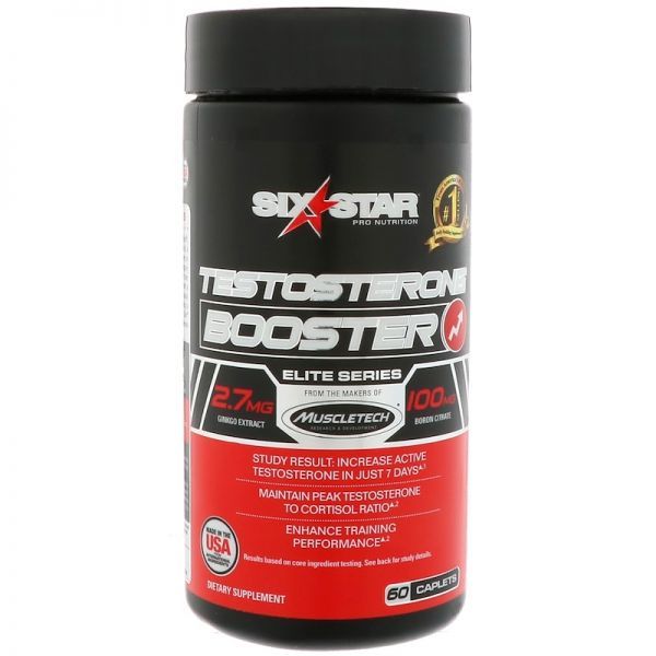 MuscleTec テストステロン ブースター 60錠 × 5個 セット 送料510円 新品 未開封 マッスルテック Six Star プロブランド