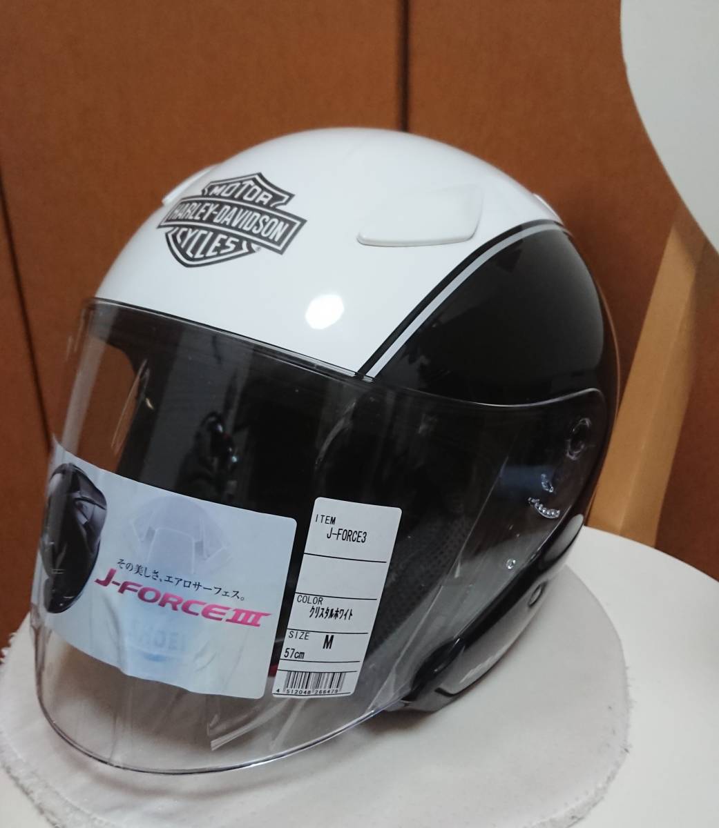 SHOEIジェットヘルメットLサイズ 59cm 白 J-FORCE IV | JET