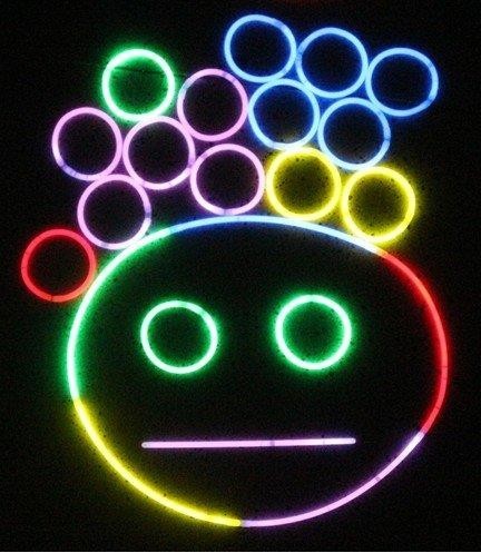 ★人気★(iSmile) 光る ブレスレット 蛍光 ケミカルライト ペンライト 10色 50本セット 縁日 景品 イベン_8