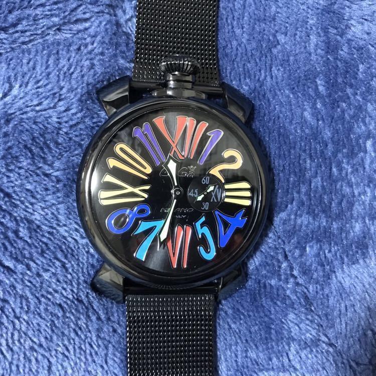 MILANO ガガミラノ マヌアーレ スリム 46MM メンズ クォーツ腕時計