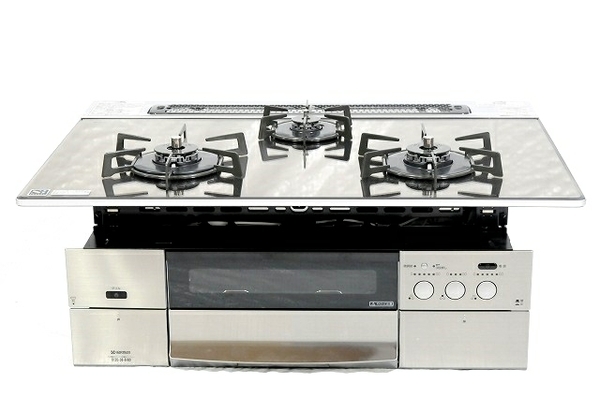NORITZ ノーリツ S-Blink C3WM4PWASKSTE 12A13A ビルトイン コンロ 都市ガス 家電 中古 T3367131