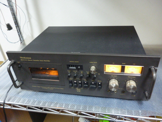 ジャンク　カセットデッキ Technics RS-678U Technics RS-678U カセットデッキ 現状品 ジャンク カセットデッキ