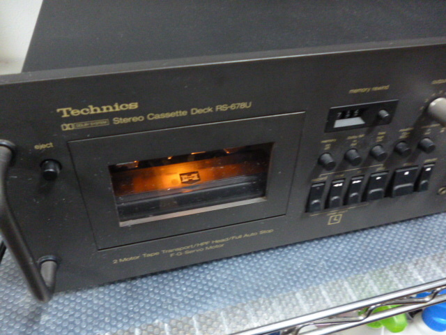Technics RS-678U カセットデッキ 現状品 ジャンク カセットデッキ