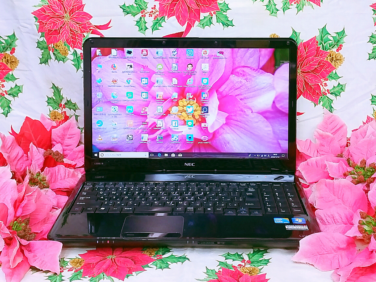 NEC LIFEBOOK FUJITSU 美品ホワイト色⁄極上品⁄爆速3世代Corei7⁄DVD焼き 
