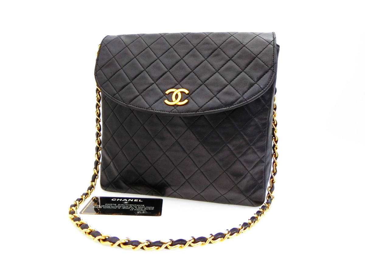 ◇Z2889 CHANEL シャネル マトラッセ プッシュロック ココ チェーン