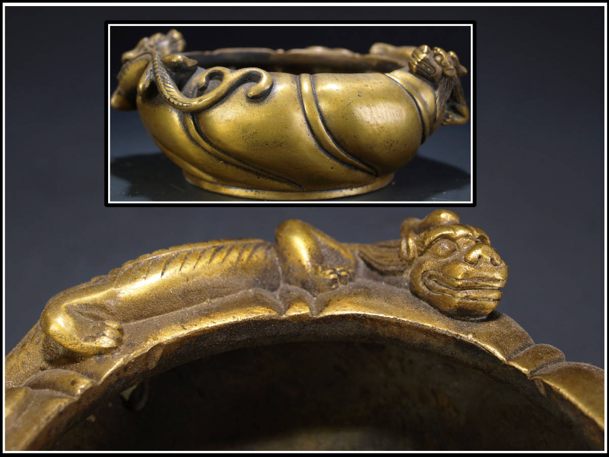 旧家整理品　必見　中国清代製 　銅製香炉※激安骨董品 _2