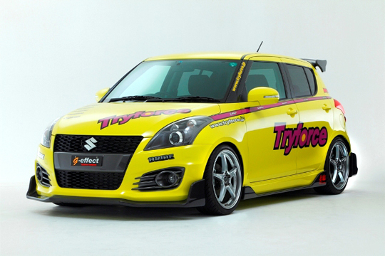 トライフォース/Tryforce」スイフトスポーツ(ZC32S)用リアウイング