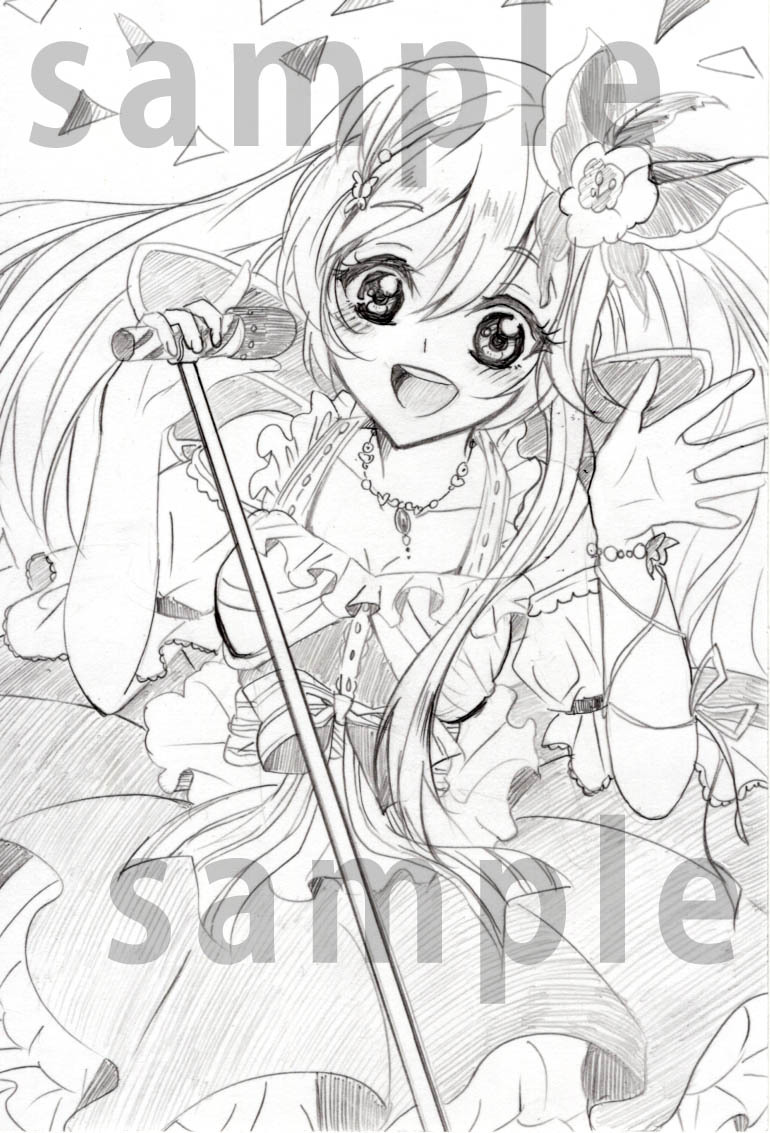 簡易リクエスト】手描きイラスト リクエスト受付☆ハガキサイズ～ 夢絵