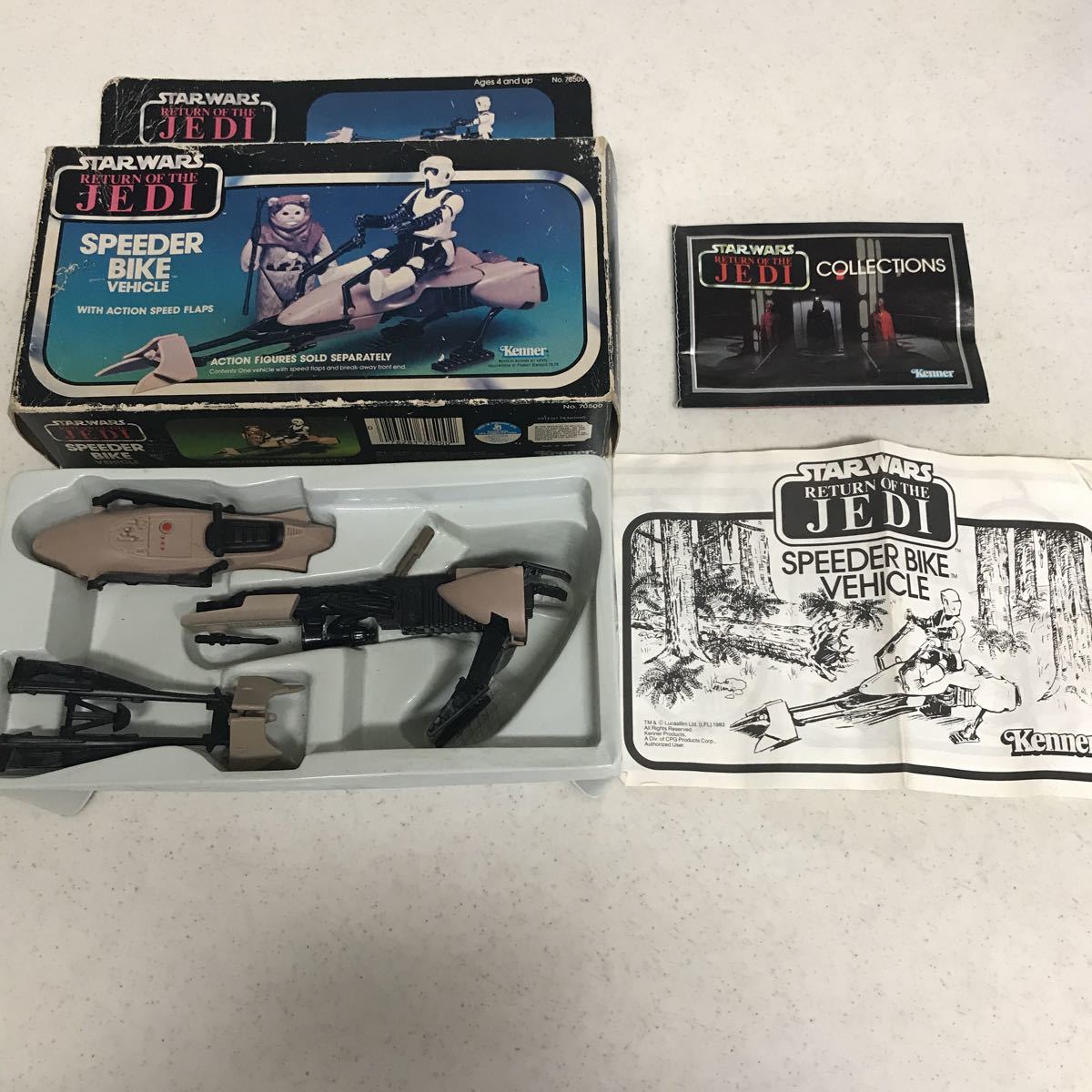 スターウォーズ starwars オールドケナー スピーダーバイク 旧ケナー kenner return of the jedi speeder bike vehicle レトロ イウォーク