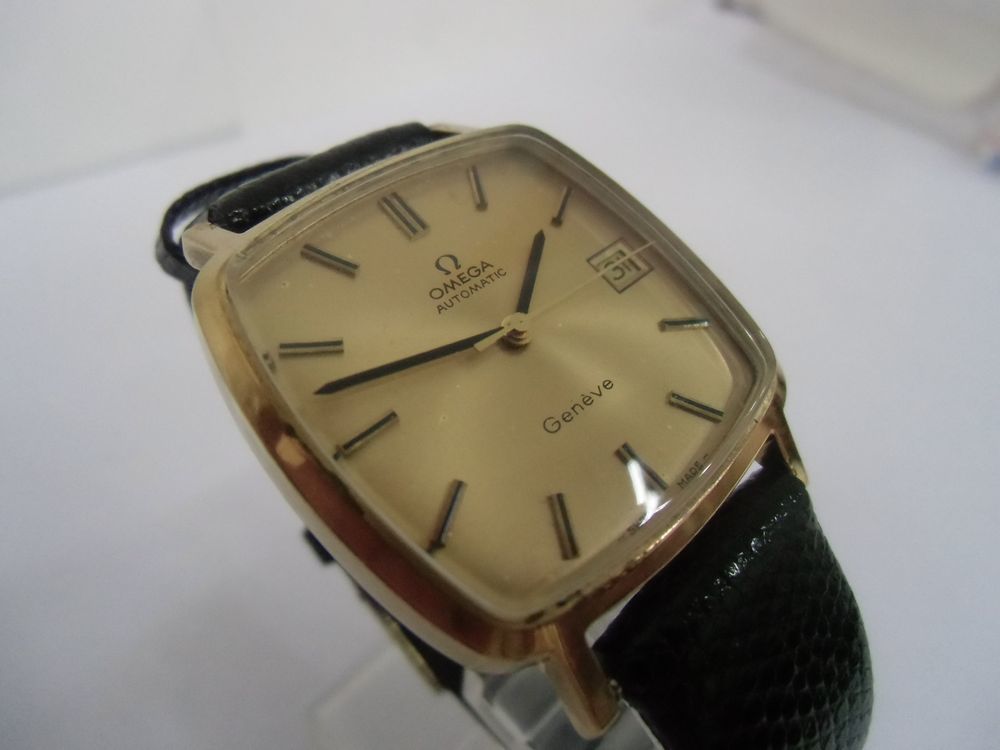 ヴィンテージ OMEGA Geneve 本体 自動巻き メンズ 腕時計 ☆ OMEGA オメガ 腕時計 GENEVE ジュネーブ AUTOMATIC ゴールド文字盤