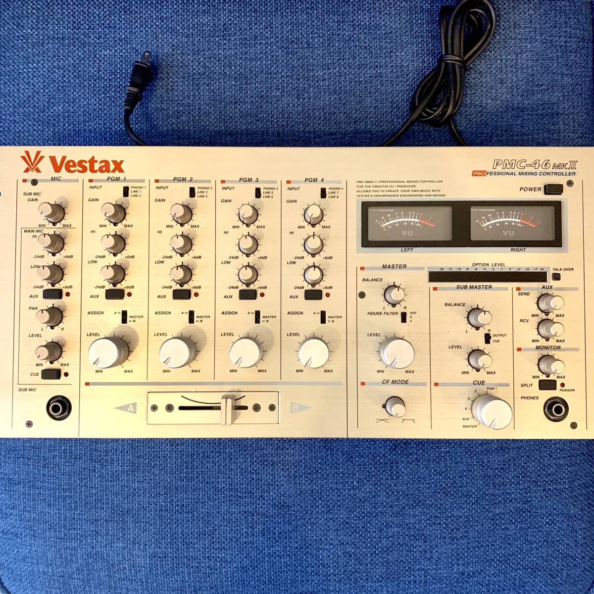名機 レア VESTAX ベスタクス PMC 46 MK II ロータリー DJミキサー