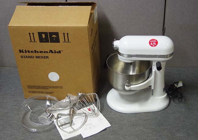 【大得価，人気セール】 KitchenAid キッチンエイド スタンドミキサー KSM7WH(ミキサー)｜売買されたオークション情報、yahooの商品情報をアーカイブ公開 - オークファン ミキサー