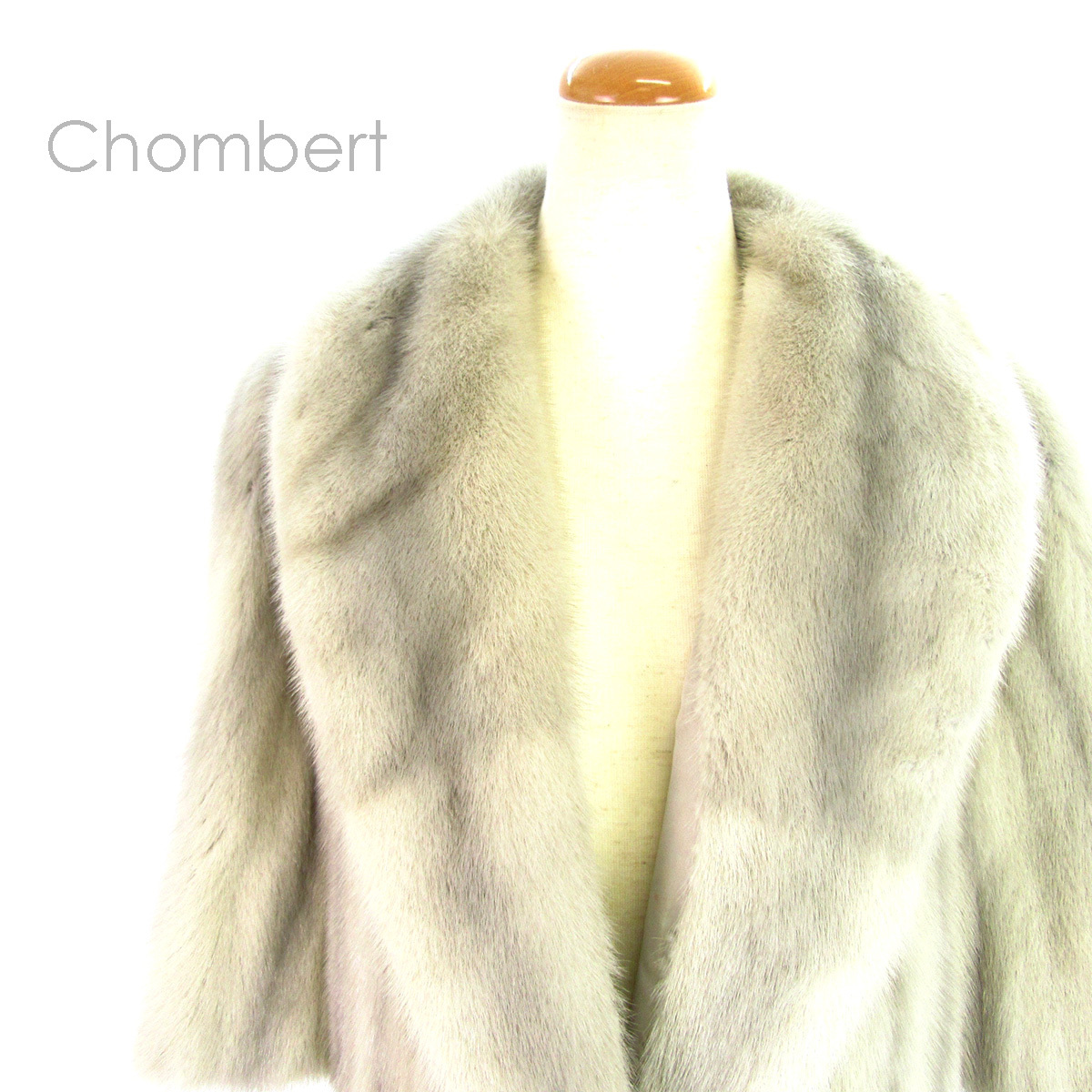 Chombert ションベール 高級 ミンク ファー ケープ 毛皮 和装にも 