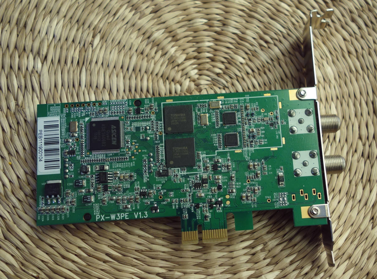 PX-W3PE PLEX V1.3 PCI TVチューナーカード TVチューナー Rev.1.3