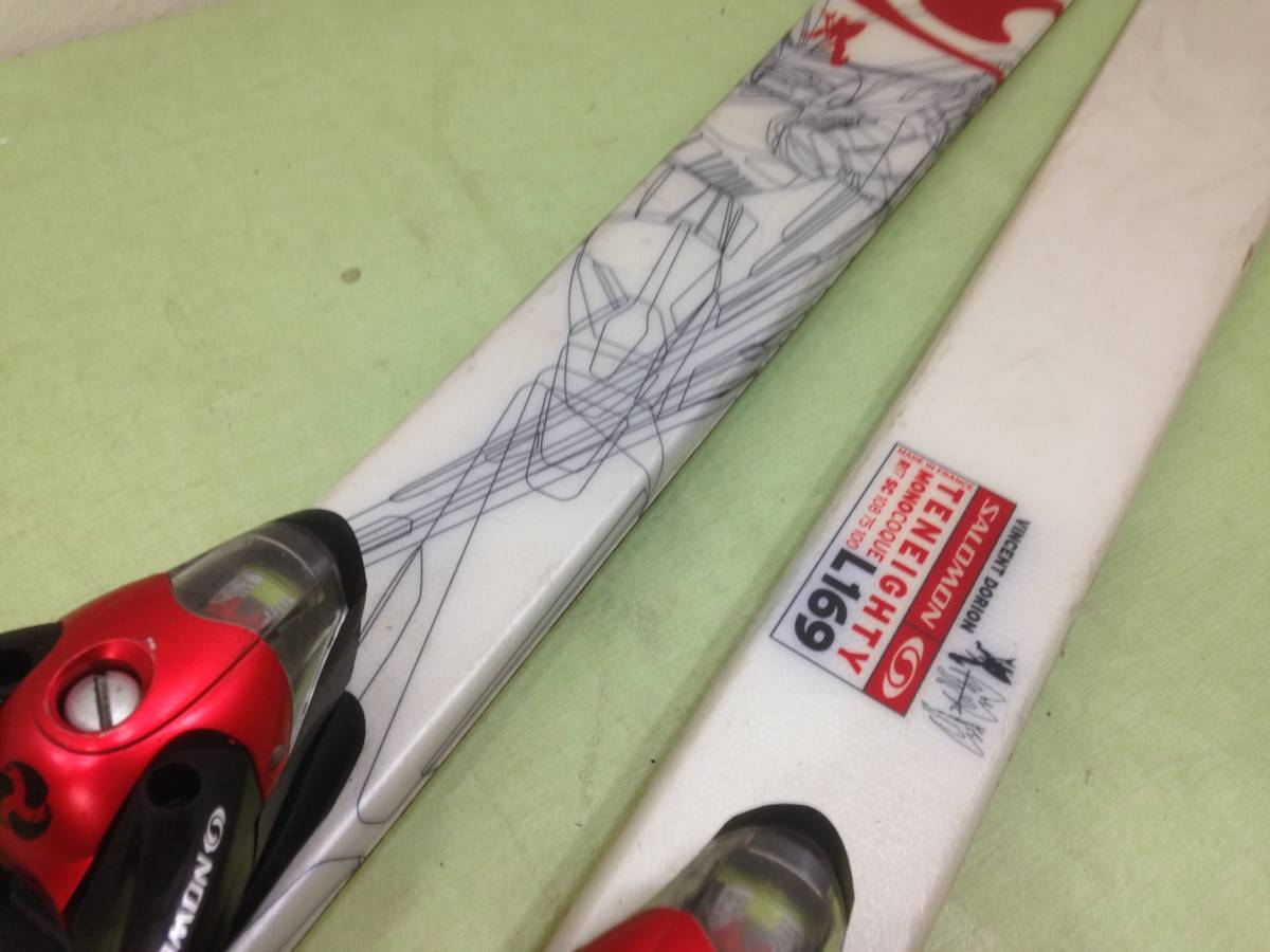 早割 サロモン　テンエイティ　VINSENT DORION モデル　１６９ｃｍ □SALOMON サロモン 1080 TENEIGHTY L169 Vincent Dorion ビンディング
