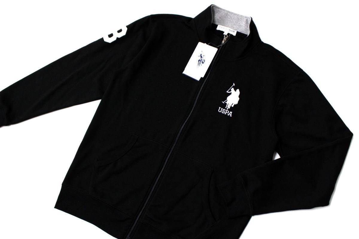 ☆U.S. POLO ASSN ユーエスポロアッスン ハーフジップ トレーナー 黒 