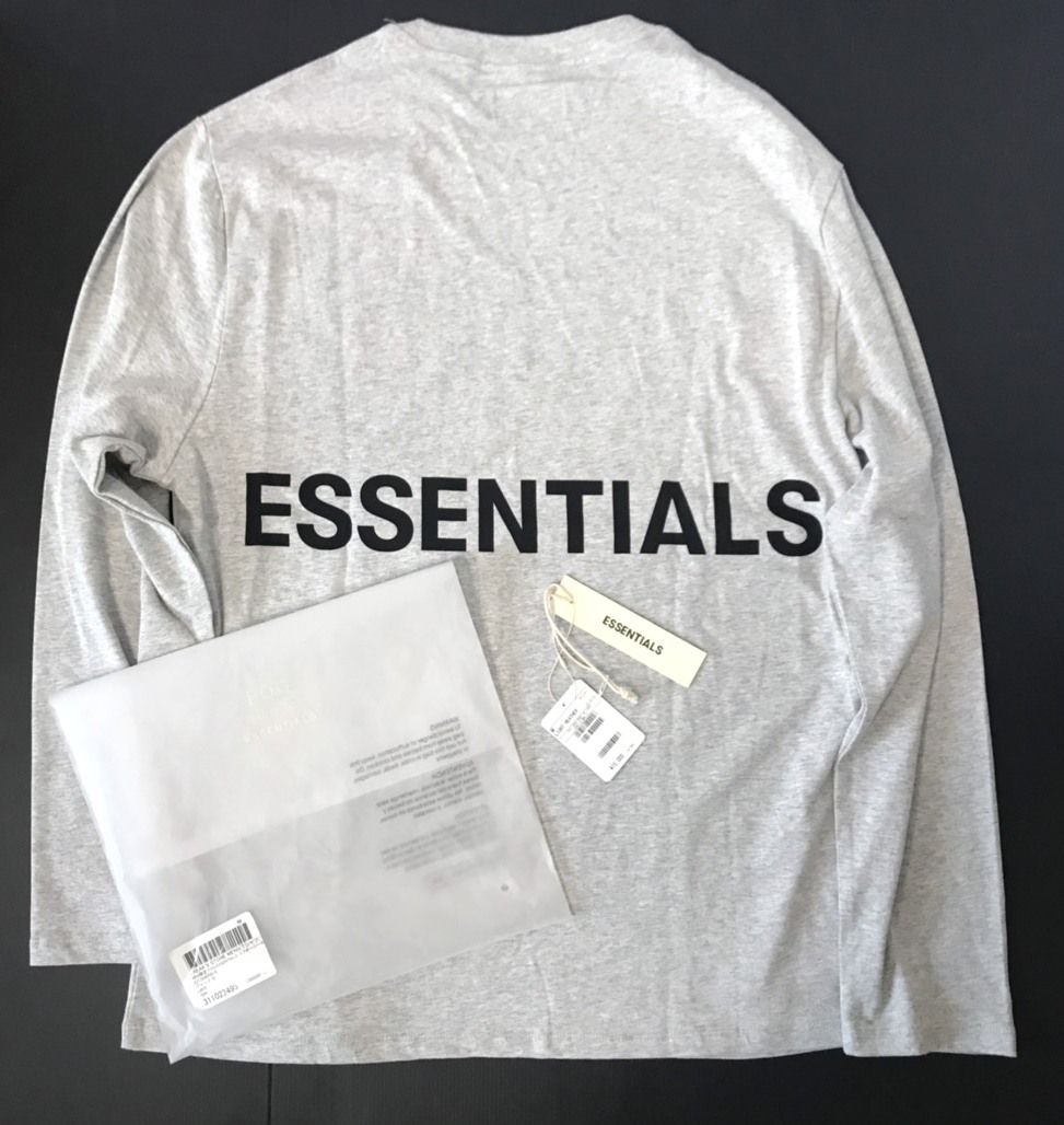  H 正規品 FOG ESSENTIALS BOXY LONG SLEEVE T-SHIRT エフオージー エッセンシャル バックロゴ ロングスリーブ Tシャツ M(Mサイズ)｜売買されたオークション情報、yahooの商品情報をアーカイブ公開 - オーク Mサイズ