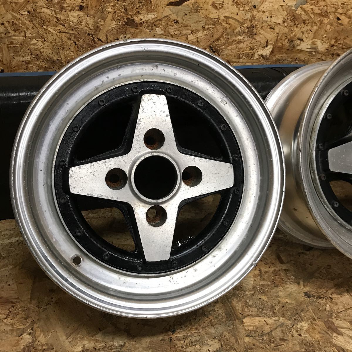 458】☆中古品☆深リム☆SSR SpeedStar スピードスター 14インチ 14