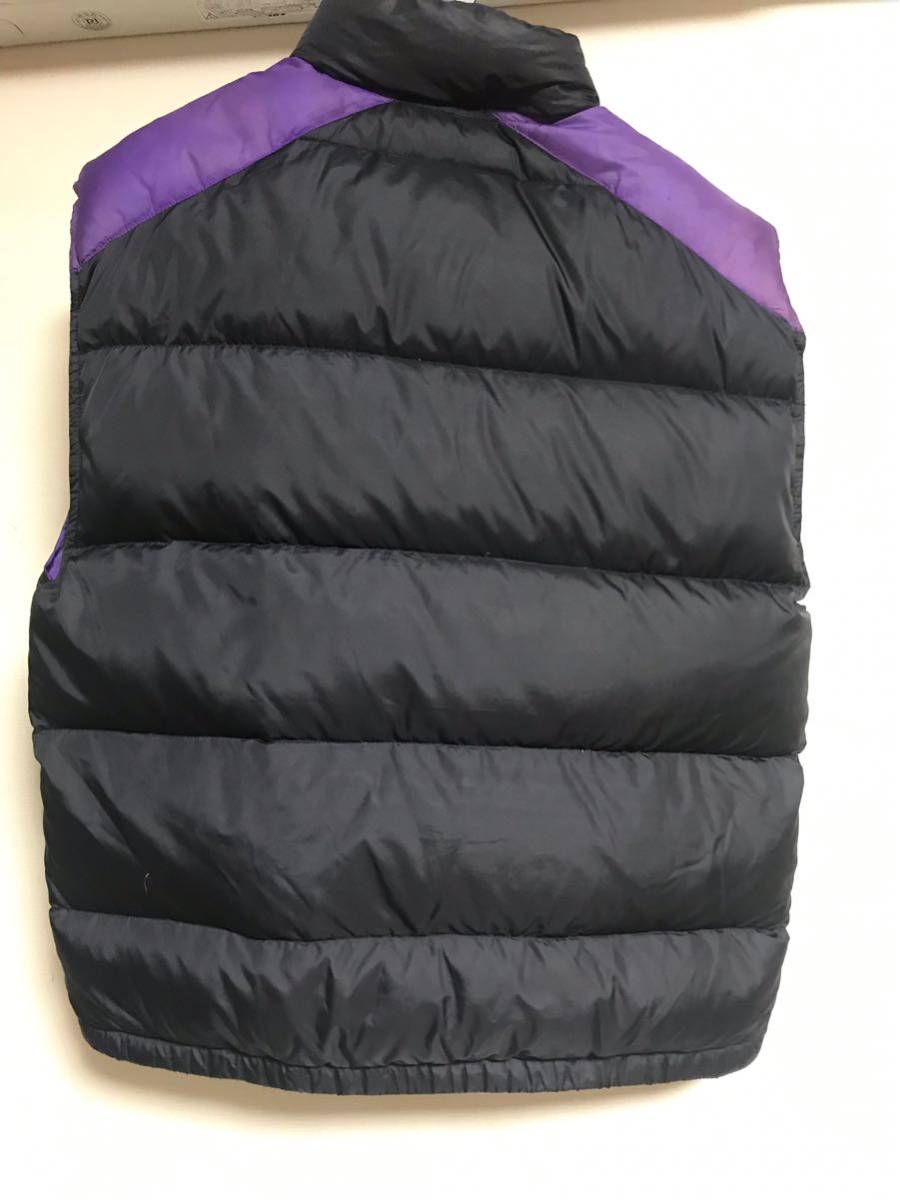 ■コロンビア★黒*紫★ダウンZIPベスト■M_2