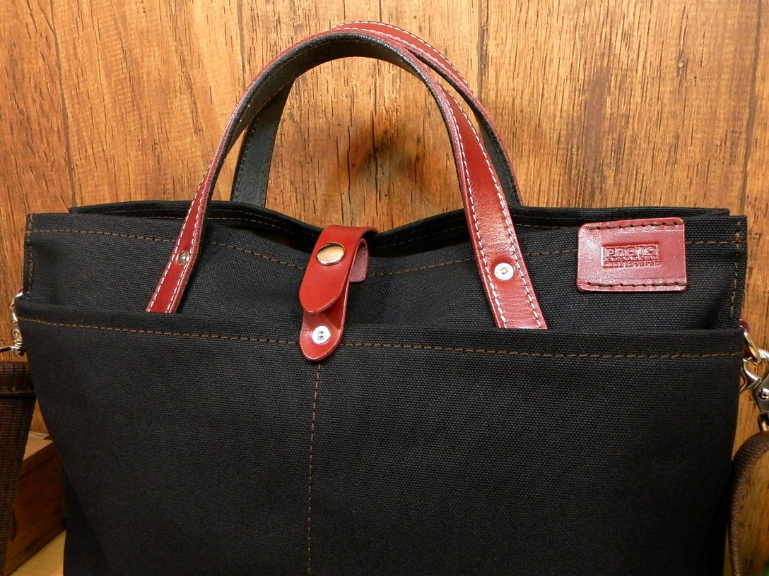 ◎これは良い◎Hand made帆布×レザーのショルダーバッグ！◎黒ブラック  