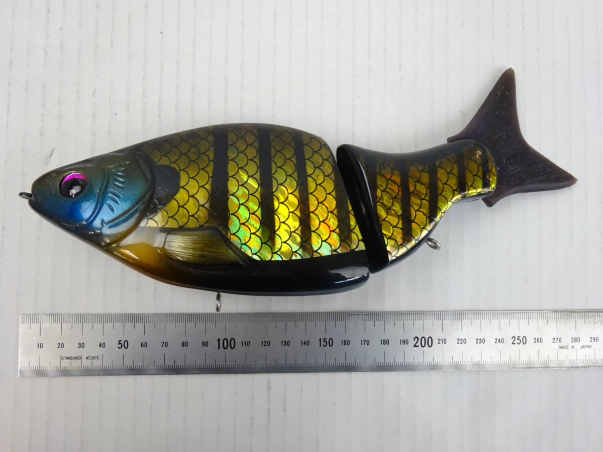 【ジャンク品】詳細不明 ビッグベイト★全長約27cm★327g★スイムベイト★中古★ΨB56