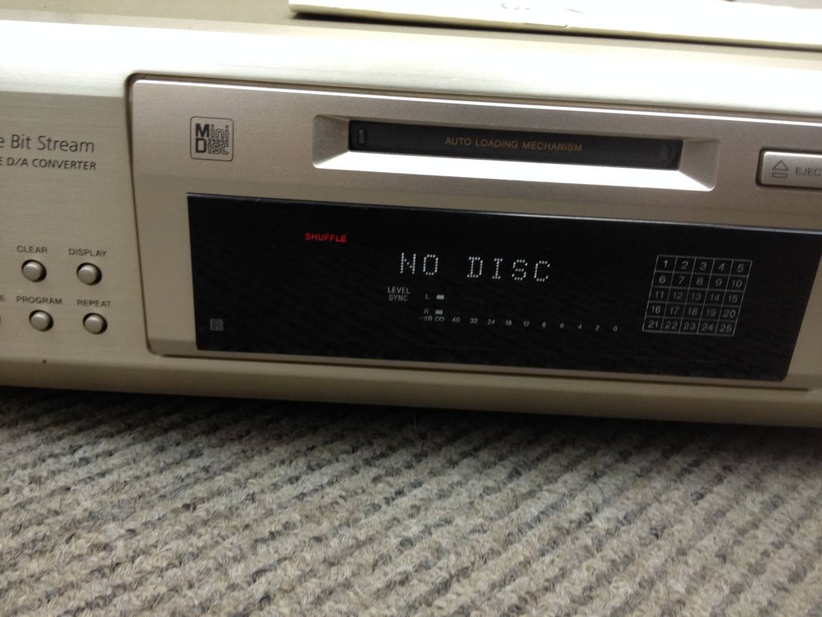 MDデッキ SONY ソニー MDS-JE700 MDプレーヤー MDレコーダー ミニ 