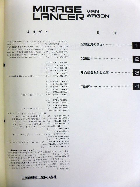 ゆA4963 三菱 ローザ/ROSA 取扱説明書 No.075R + 三菱 整備解説書/電気