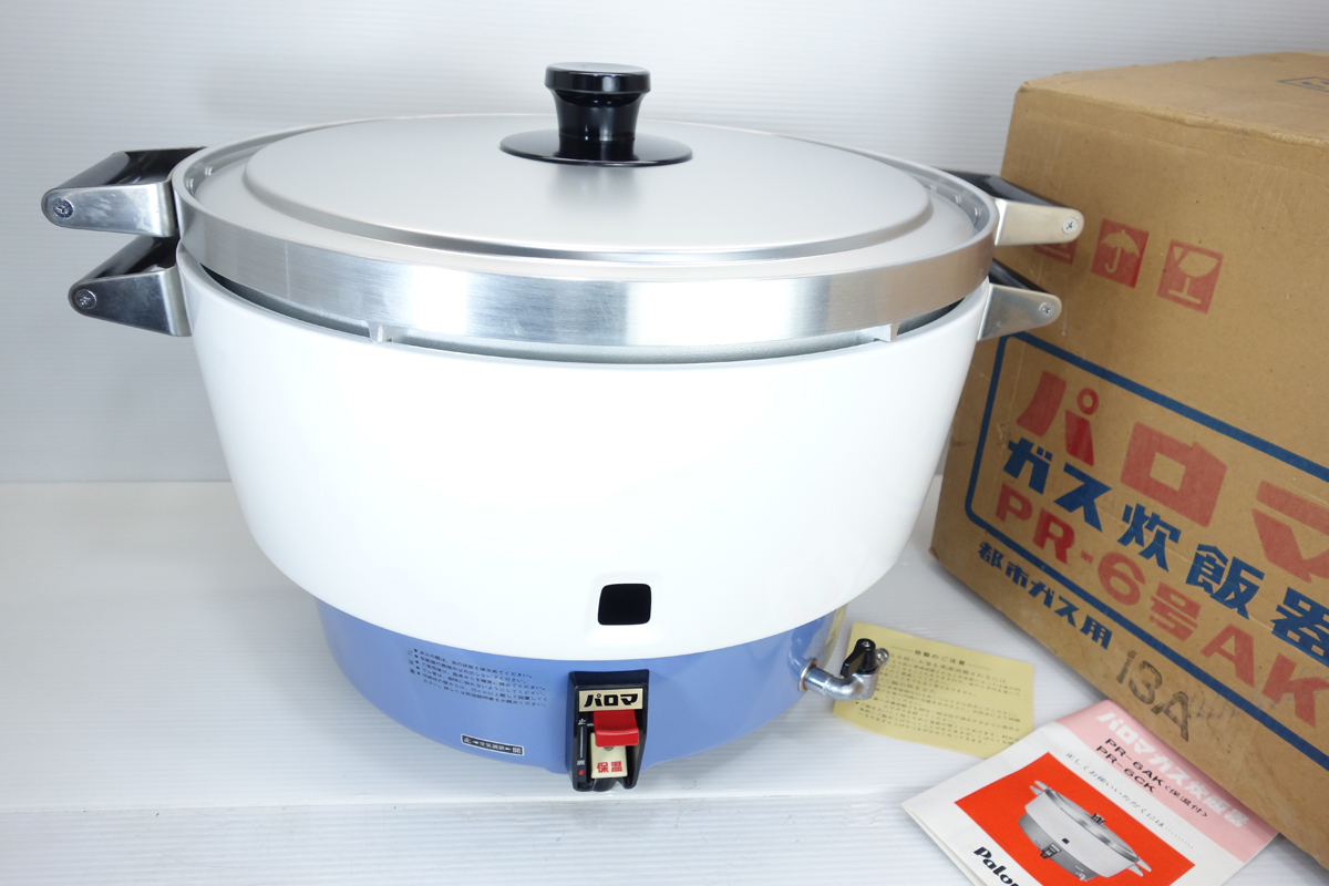 パロマ ガス炊飯器 PR-6号AK Yahoo!オークション - (厨房機器) 「pr6