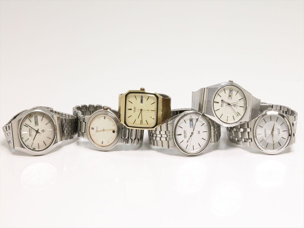 正規まとめ 6点【SEIKO/セイコー】メンズ腕時計 クオーツ 6点まとめて 
